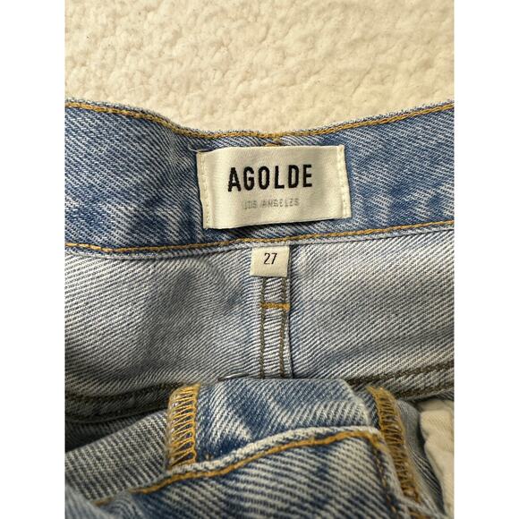 Agolde Womens Denim Shorts Size 27 - Picture 4 of 8